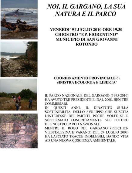 San Giovanni Rotondo NET - Noi, il Gargano, la sua Natura e il Parco